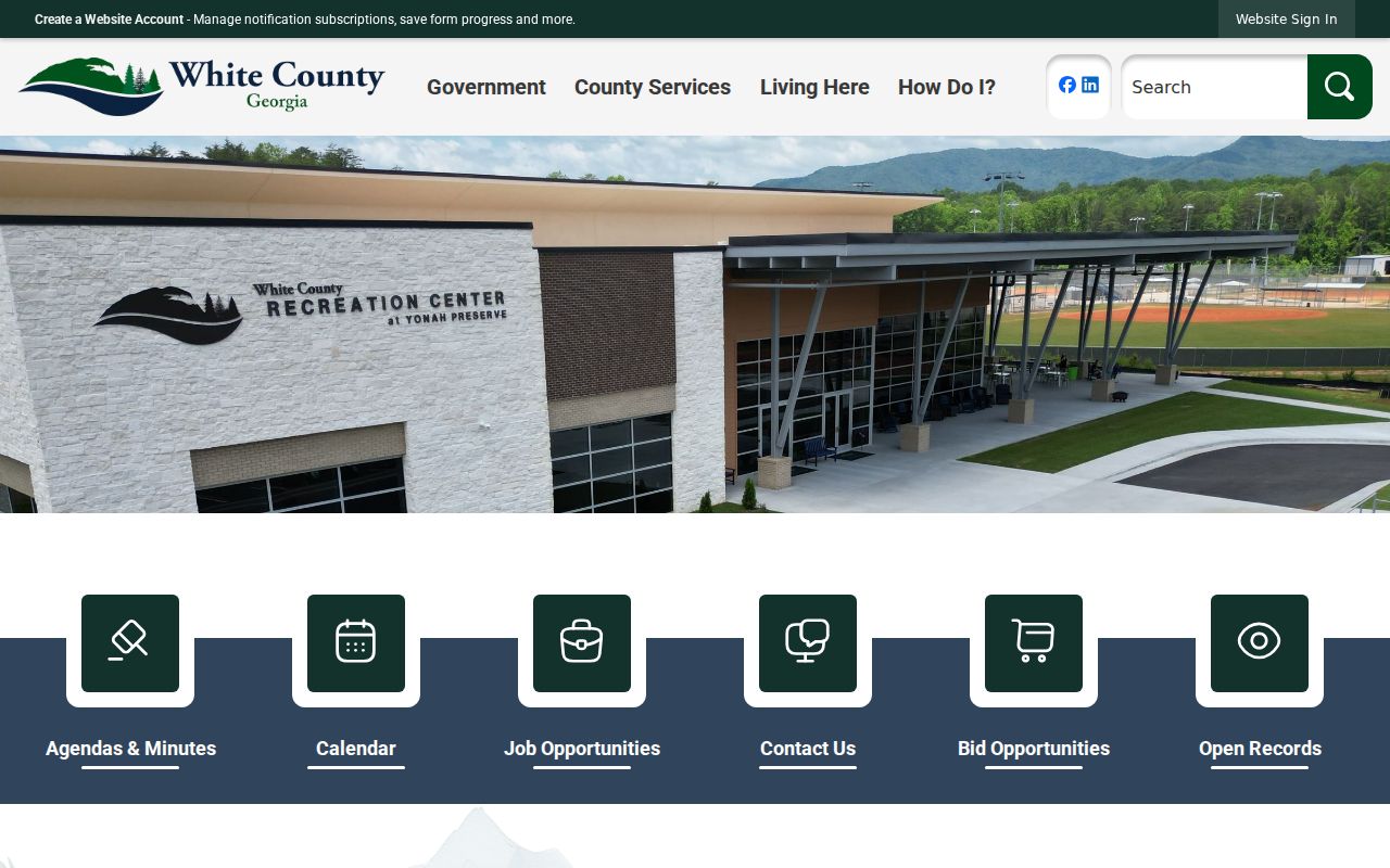 White County Georgia department directory for criminal history records