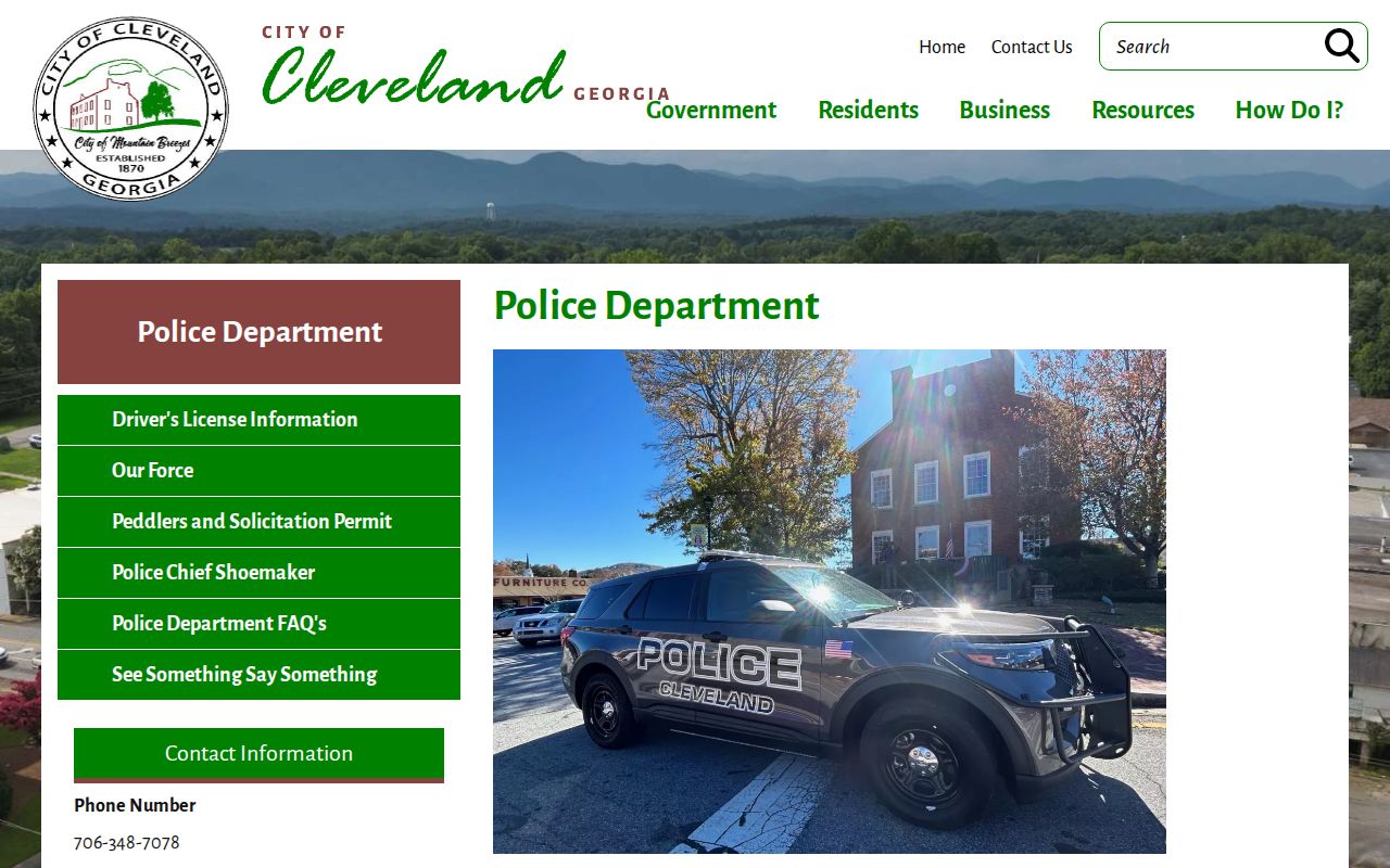 Official Cleveland Police Department records page