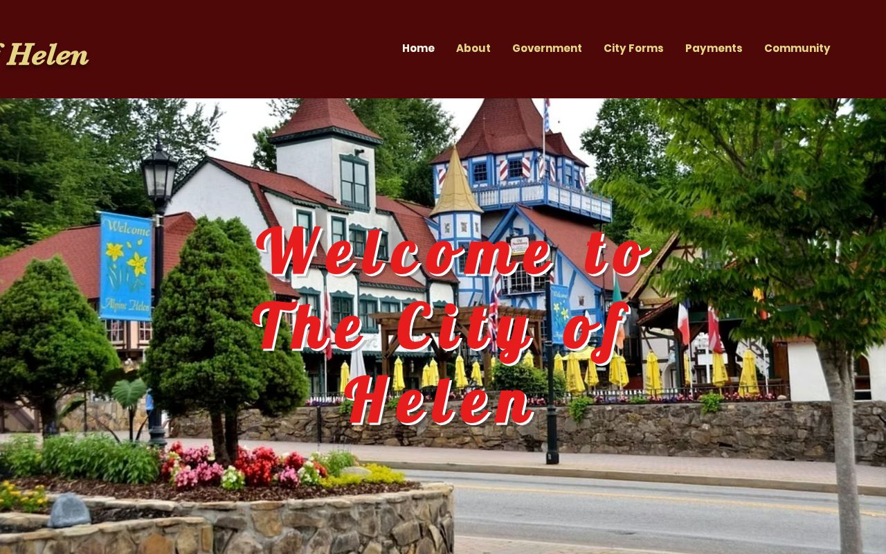 Helen City Hall and municipal records source